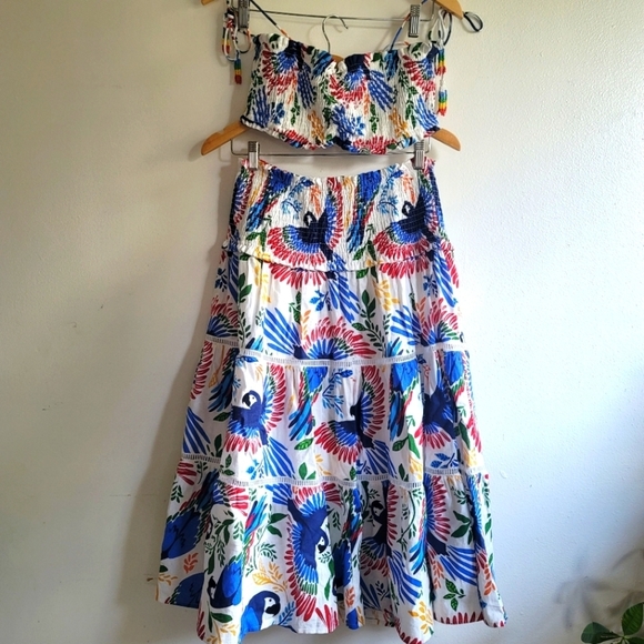 House of Harlow 1960 Dresses & Skirts - House of Harlow 1960,  Costa Rican Toucan Two Piece Linen Set, Size Small - NWOT